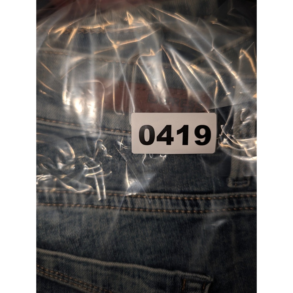 Womens Express Jeans Mia Mid Rise Skinny Jeans Acid Wash Size 8 Slim - Picture 9 of 9